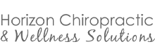 Chiropractic Fairfax VA Horizon Chiropractic & Wellness Solutions Logo